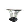 Image 4 : 2 Modern Glass Top Side Tables