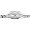 Image 3 : Rolex Ladies Stainless Steel Salmon Roman 18K White Gold Fluted Quickset Datejust Watch