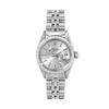 Image 1 : Rolex Ladies Silver Index Date Wristwatch 26MM
