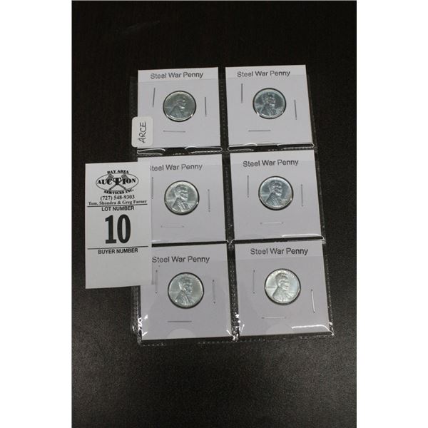 Steel War Pennies - 6