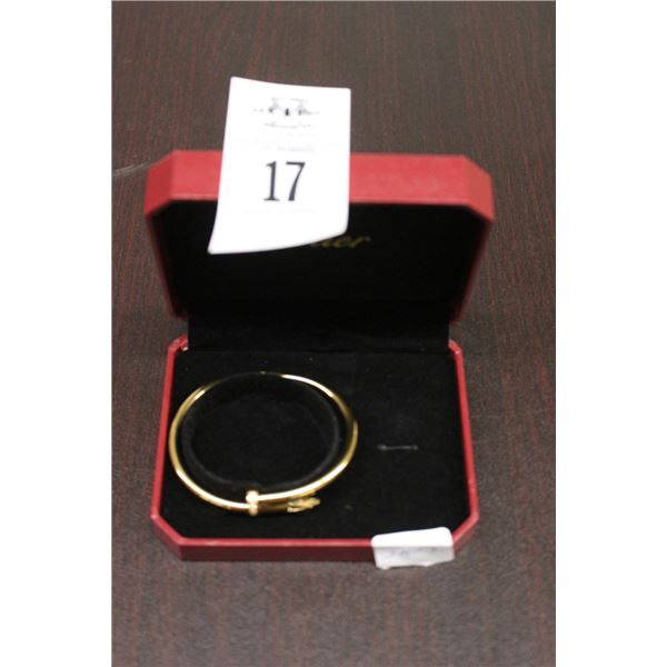 Cartier Diamond Chip Bangle Bracelet - Not Authenticated