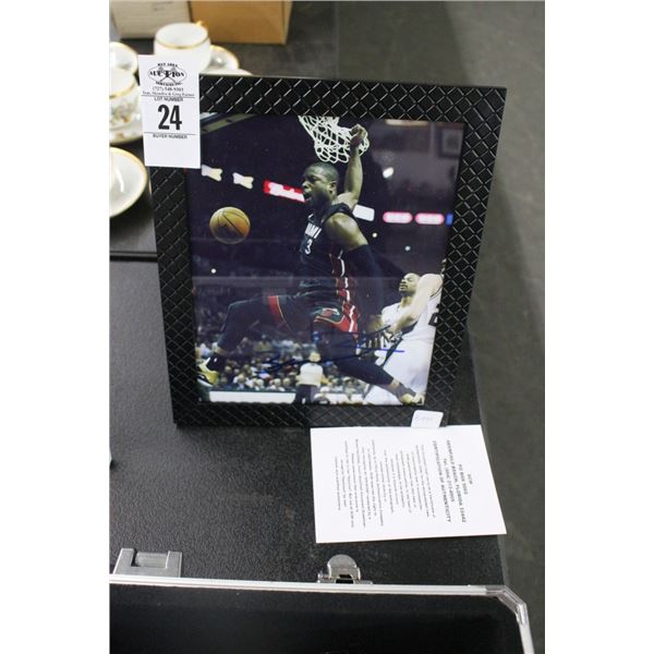 Autographed Basketball Photo w/COA