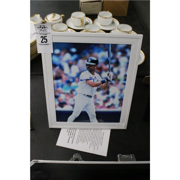 Don Matting Autographed Baseball Photo w/COA