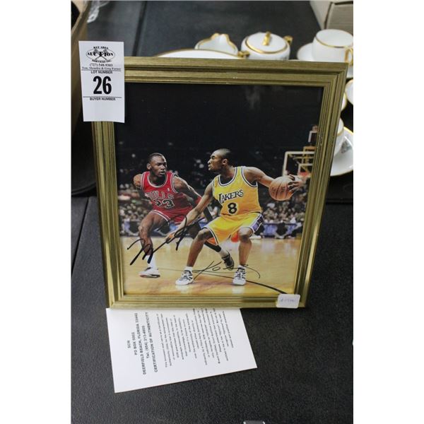 Kobe Bryant/Other Autographed Basketball Photo w/COA