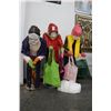 Image 2 : Paper Mache  4'  Childrren Carrying Bags Statuaries Set - 3