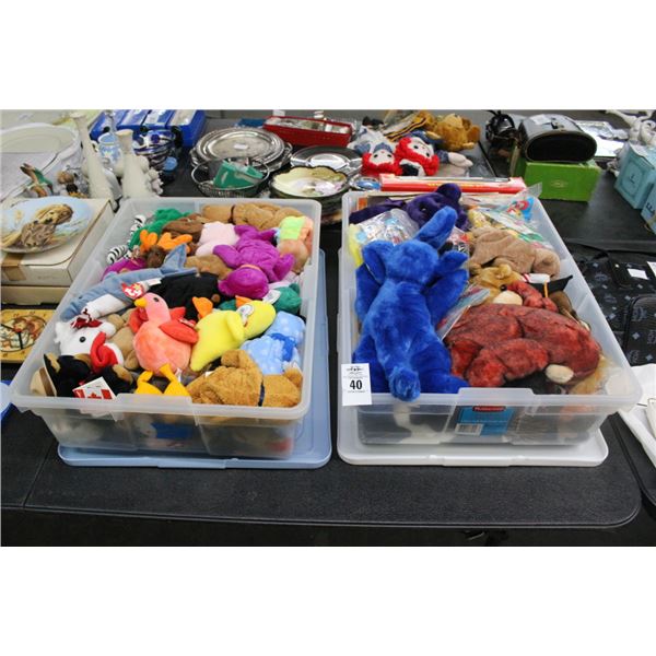 Beanie Babies Collection - 2 Bins
