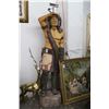Image 1 : Ornately Carved  7'  Indian Statuary