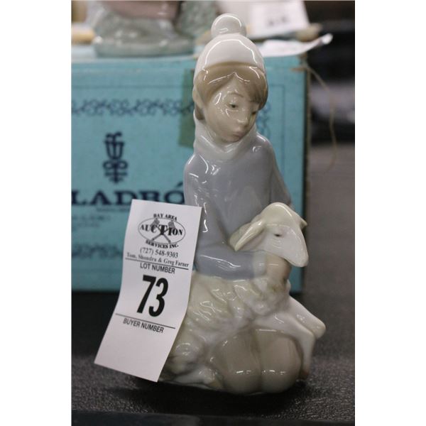 Lladro Girl w/Lamb