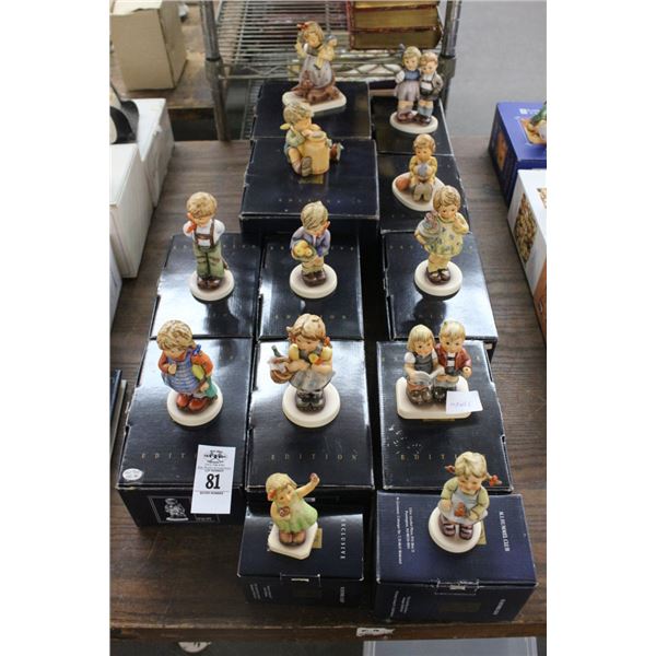 12-Hummel Figurines - 12 X $