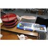 Image 1 : Small Electronic Keyboard, Triple Spinning Sorting Bin