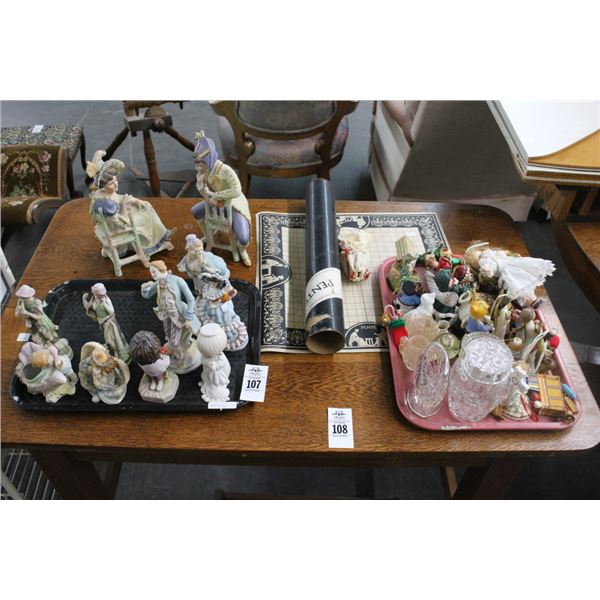 Game Mat, Provincial Figurines, Asst. Décor - 2+ Trays