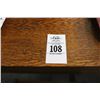 Image 2 : Tiger Oak Table w/Drawer
