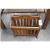 Image 1 : Mahogany Magazine Rack
