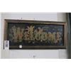 Image 1 : Framed Floral Welcome Sign