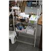 Image 1 : Light Weight White Storage Rack