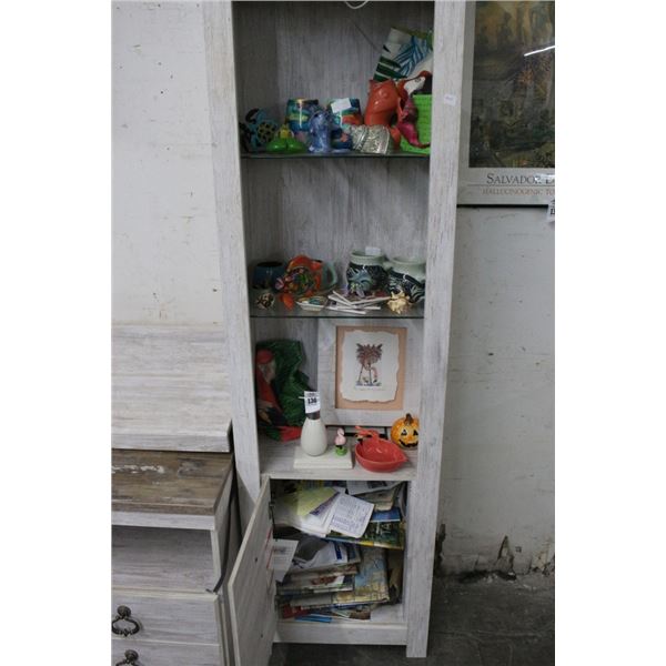Asst. Nautical Décor on Shelves in Entertainment Center
