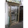 Image 1 : Brown Trim Full Vision Slide Door Curio
