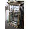 Image 2 : Brown Trim Full Vision Slide Door Curio