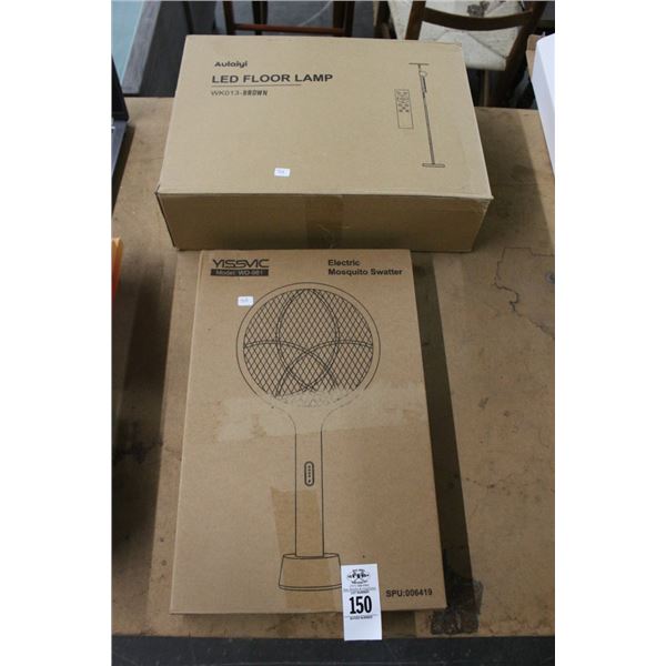 Electric Mosquito Racket, LED Floor Lamp