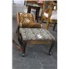 Image 2 : Mahogany Needlepoint Footstools - 2