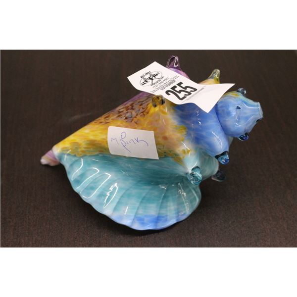 Art Glass Conch Shell