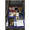 Image 1 : Rosary, Magnifier, Pins, Estate Jewelry