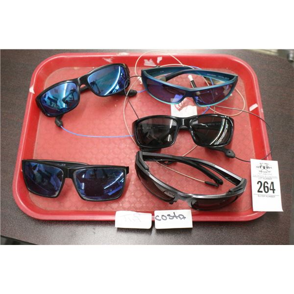 5-Costa Del Mar Sunglasses - 5 X $
