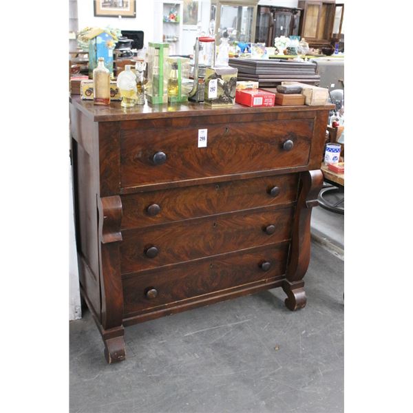 Burl  1/3  Ornate Dresser