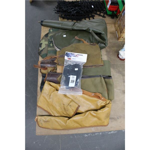 Asst. Rifle Cases, Pistol Holster
