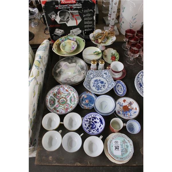 Asst. Ornate Dishes, Tableware