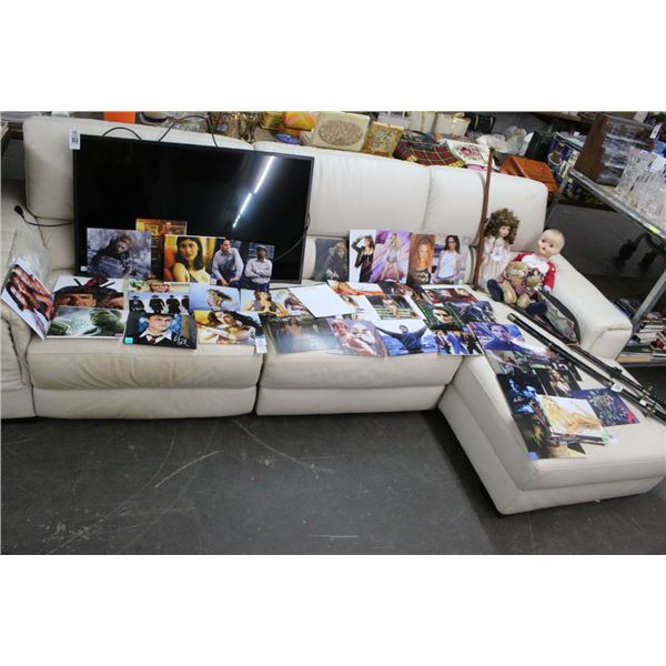 Large Collection of Autographed Photos Rocky, Harry Potter, Friends, Indiana Jones, Asst.