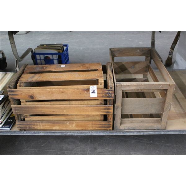 Vintage Wooden Fruit Crates - 3