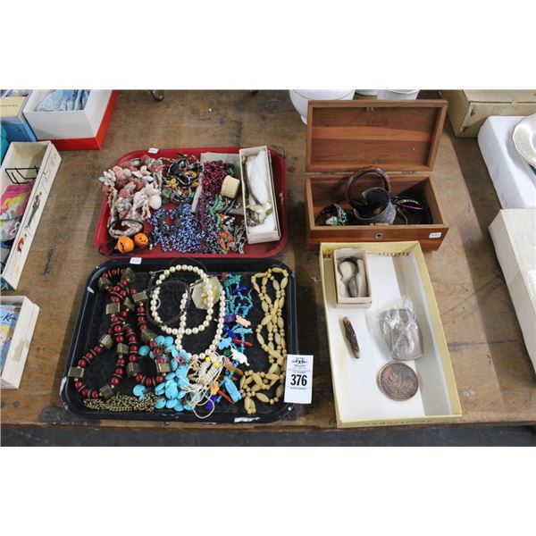 Fashion Jewelry, Belt Buckle, Pocket Knife, Storage Bin