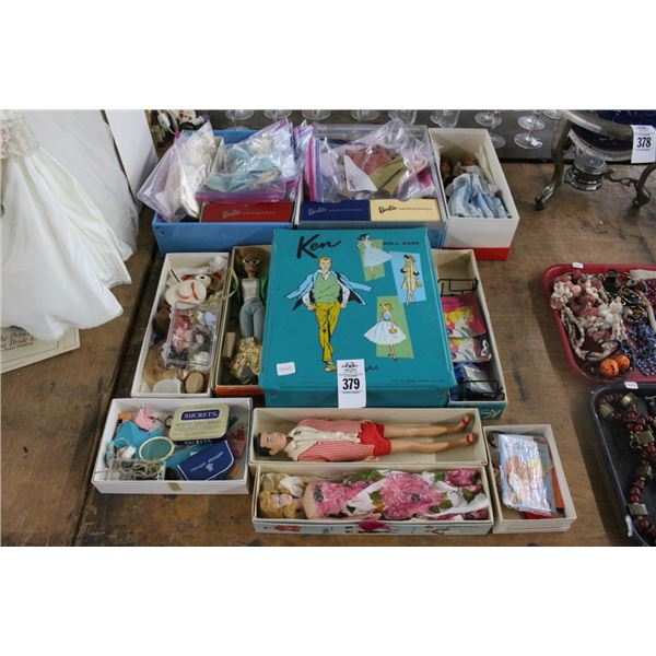 Barbie/Ken Dolls, Boxes, Accessories, Original Doll Case