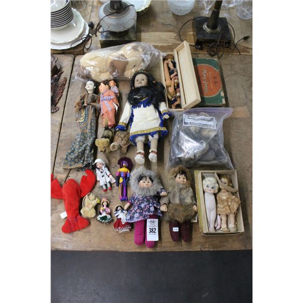 Asst. Dolls, Plush Dog, Oriental Game