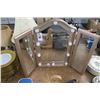 Image 1 : Lighted Countertop Vanity Mirror
