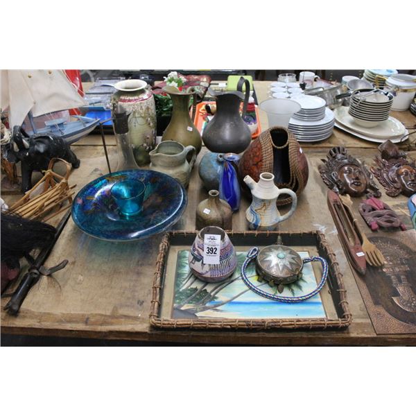 Pitcher, Vases, Art Glass, Décor