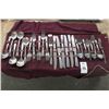 Image 1 : Silverplate Flatware w/Wrap