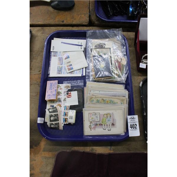 Vintage Post Cards, Stamps