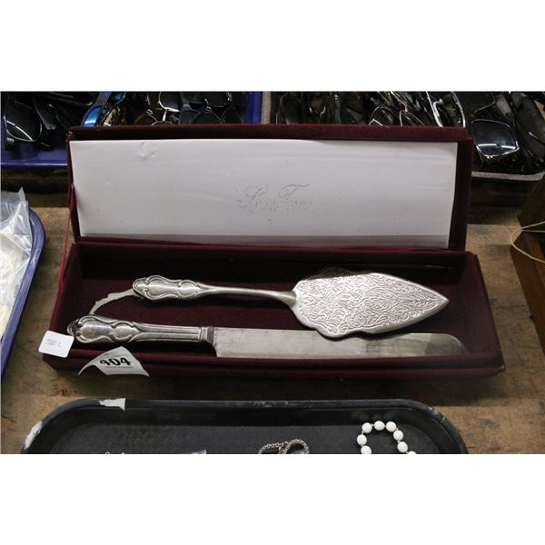 Silverplate Serving Utensils w/Case