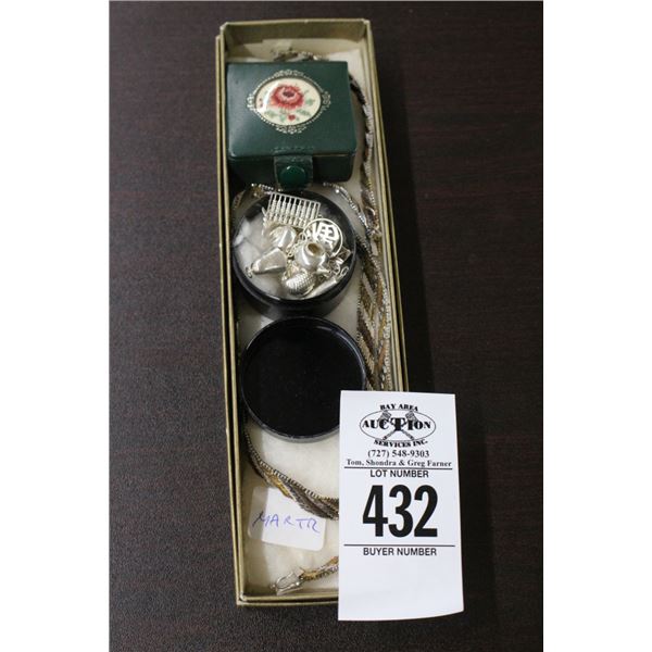 Estate Jewelry w/Keepsake Box