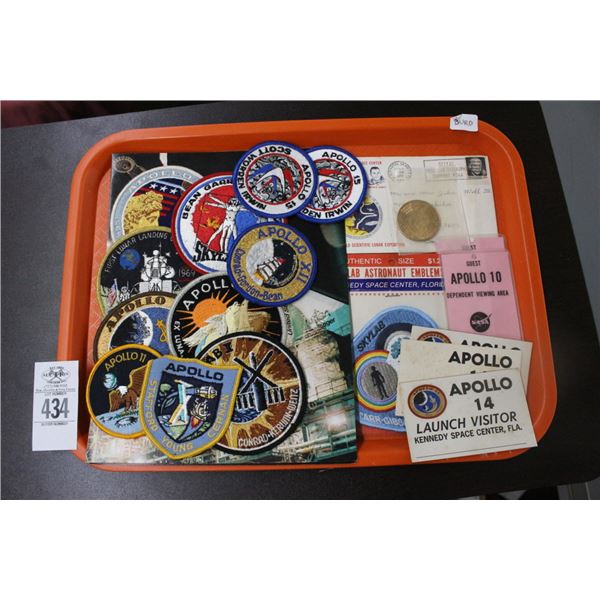 Asst. Collector Patches, Medallion, Memorabilia Space Launch