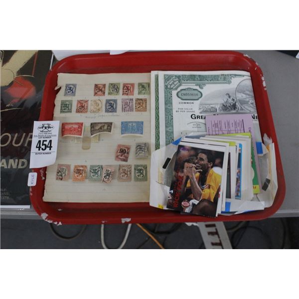 Sports Trading Cards, Collector Stamps