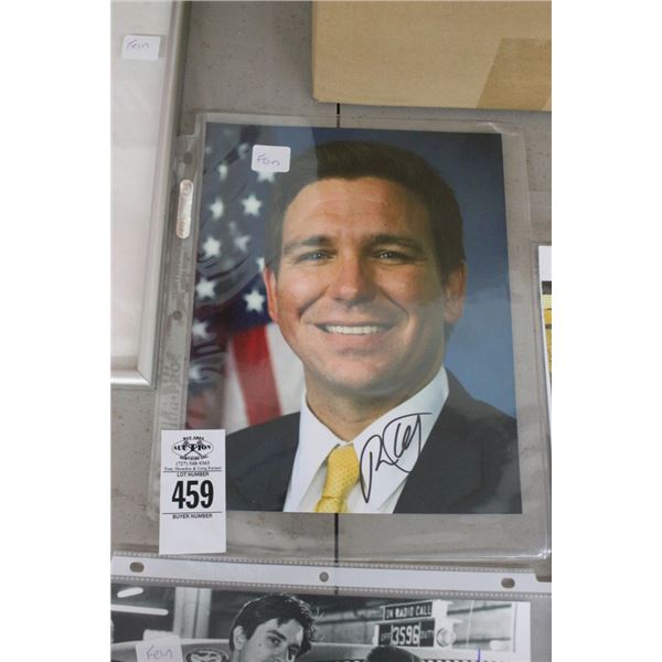 Ron Desantis Lame Duck Autographed Photo