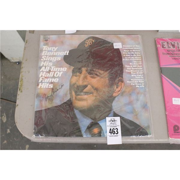 Tony Bennett Autographed Album
