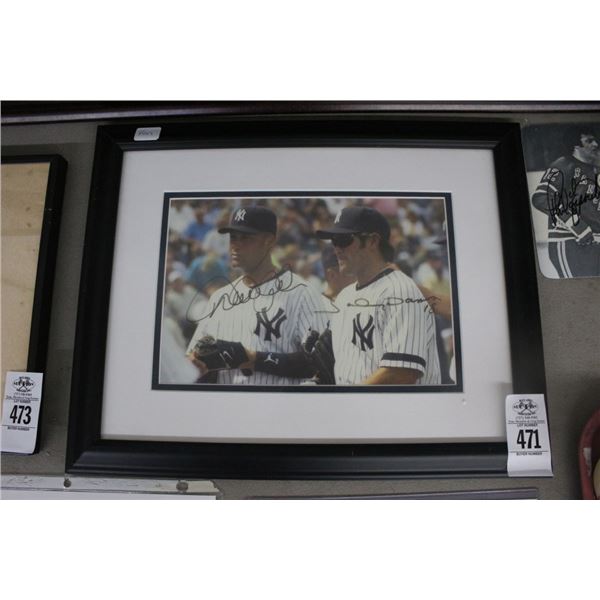 Deter Jeter/Johnny Damon Yankees Players Autographed Photo