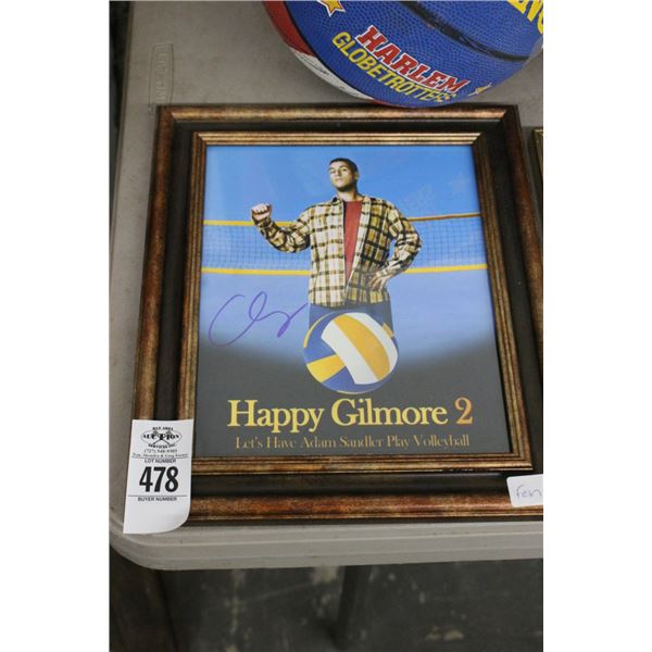 Adam Sandler Autographed Happy Gilmore Promotion