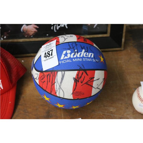Harlem Globetrotter Autographed Basketball