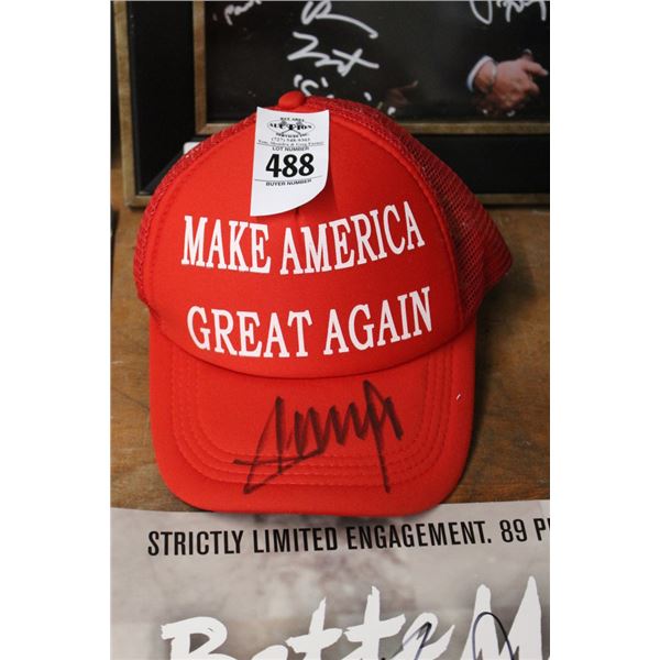 Autographed Maga Hat