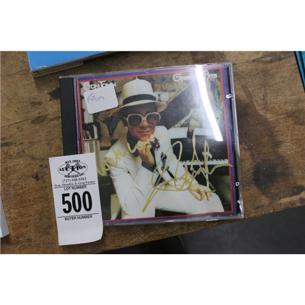 Elton John Autographed CD